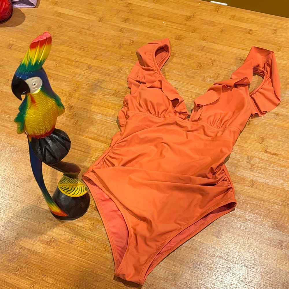Ruffled One Piece Swimsuit